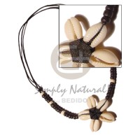 4 5mm coco black choker on cord with
