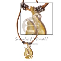 anchor mother of pearl shell (MOP) in wax cord