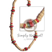 4 5 coco pokalet natural white red green yellow combination with