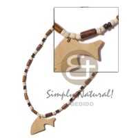 bayong wood tube with 2 3mm black bleach coco