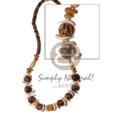 buri tiger bead with lihuanus, corals and