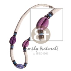 white clam withcolored sigay shell accent