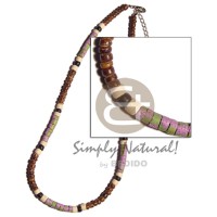 4 5mm coco Pokalet. natural brown with coco