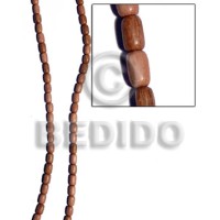rosewood ricebeads 9mmx6mm