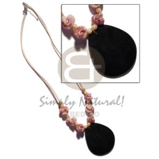 45mm teardrop blacktab with dyed old rose