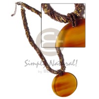 twisted 2 3mm natural brown coco Pokalet. and