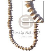 4 5 mm coco tiger heishe with