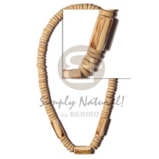 elastic choker 7 8mm coco pokalet natural