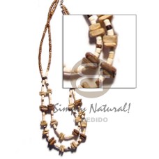 2 rows square cut coco with 2 3