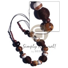 48 in. wax cord with kukui, robles
