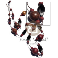 25mm and 10 mm round natural wood