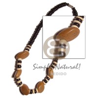 7 8mm coco Pokalet. black bleach with bayong sliced