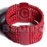 elastic 10 rows 6mm white round