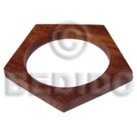 h=10mm thickness=10mm diameter=65mm bayong wood flat bangle