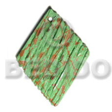 textured marbled light green diamond 60mmx45mm natural