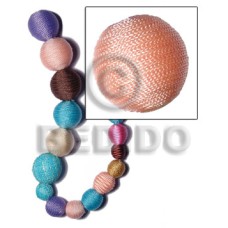 20mm natural white round wood beads